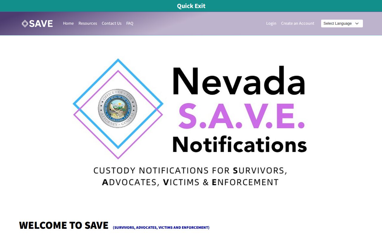 Nevada SAVE search for Pershing County release notifications